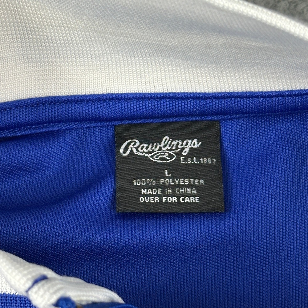 Indianapolis Colts Jacket Mens Large Blue Rawlings Full Zip Indiana Farm Bureau - Picture 2 of 10